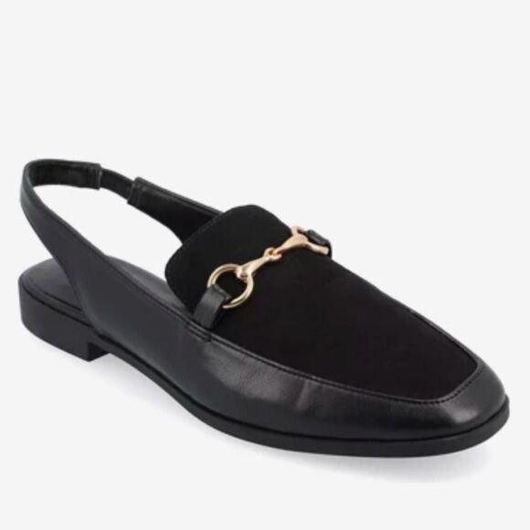 Journee Collection Lainey Loafer in Black - Picture 1 of 6